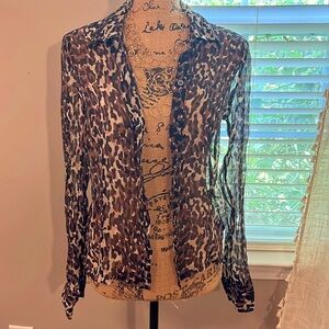 Calvin Klein Blouse Size Large